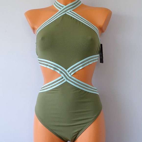 Vince Camuto Other - Vince Camuto One Piece Swimsuit Avocado Sea Band